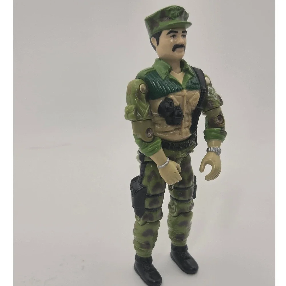 Vintage 1986 Hasbro GI Joe Leatherneck Action Figure ARAH C8 Missing Gear